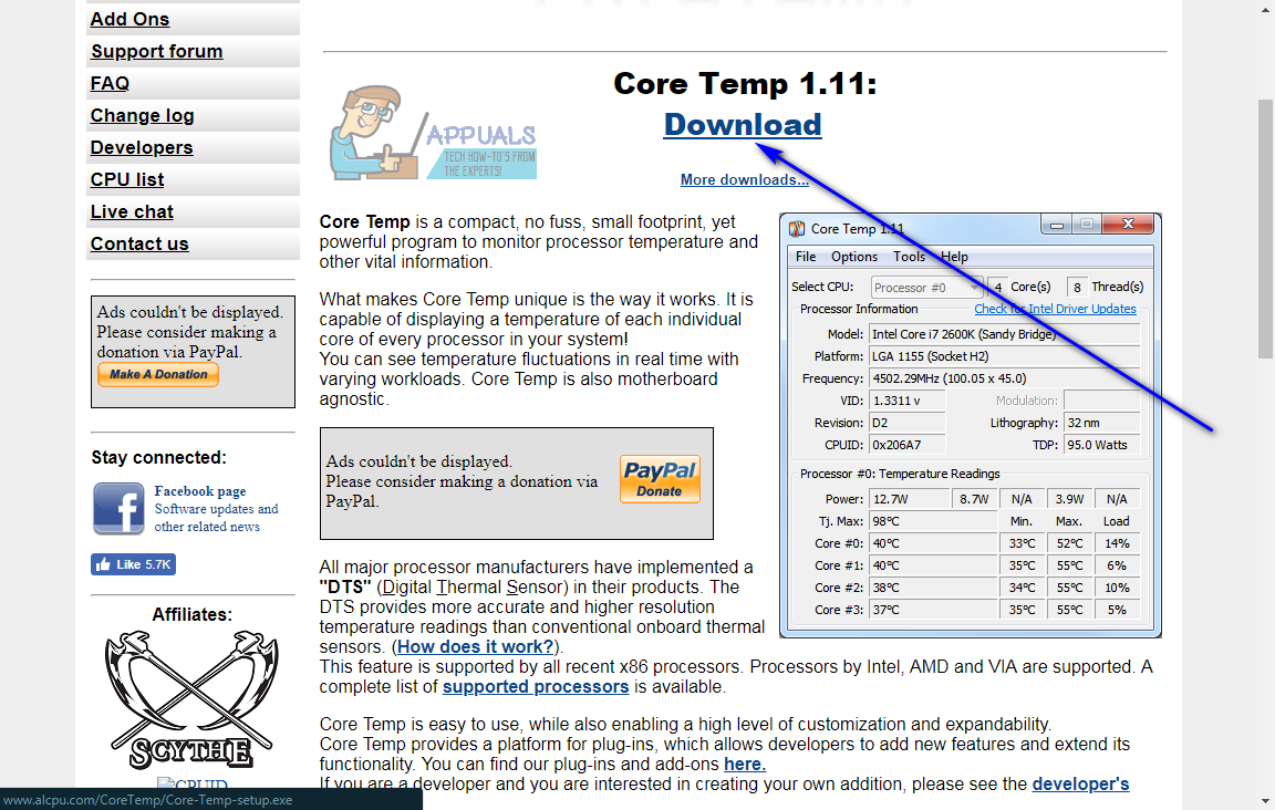 how to check cpu temperature windows 10
